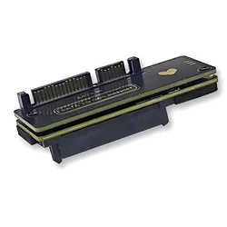 Adaptador SATA (7 + 15), 22 pines macho a SAS hembra de 29 pines, convertidor SATA a SAS de escritorio, tarjeta de expansión Riser, soporte 6G, disco duro SAS de 2,5 "y 3,5"