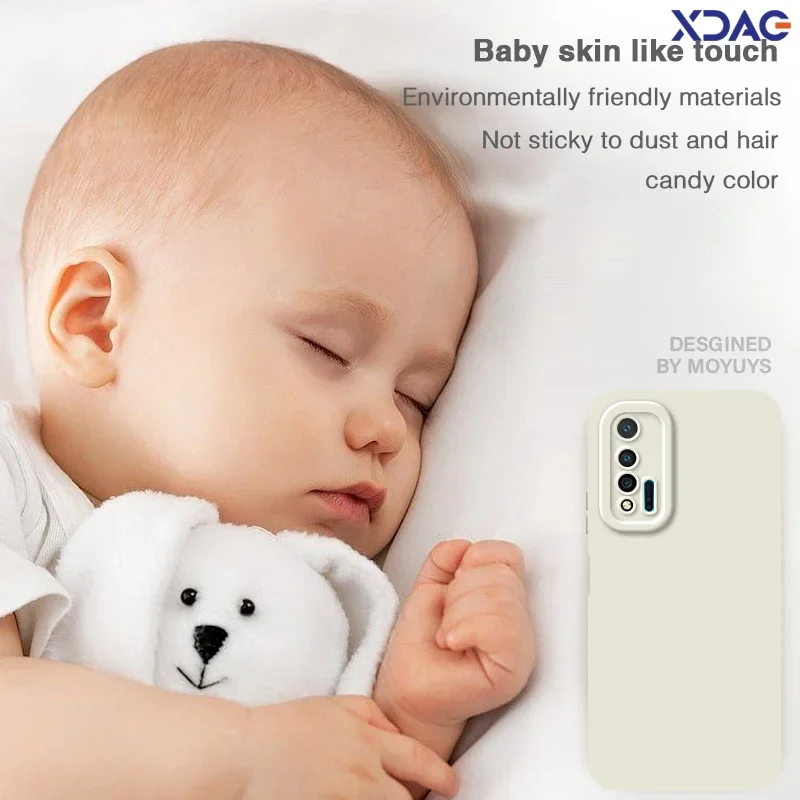 Funda cuadrada de silicona líquida para móvil, carcasa trasera protectora mate de lujo, suave y Original, Ojos de Ángel, para Huawei Nova6 Nova 6 SE 6SE 4G 5G - imagen 5