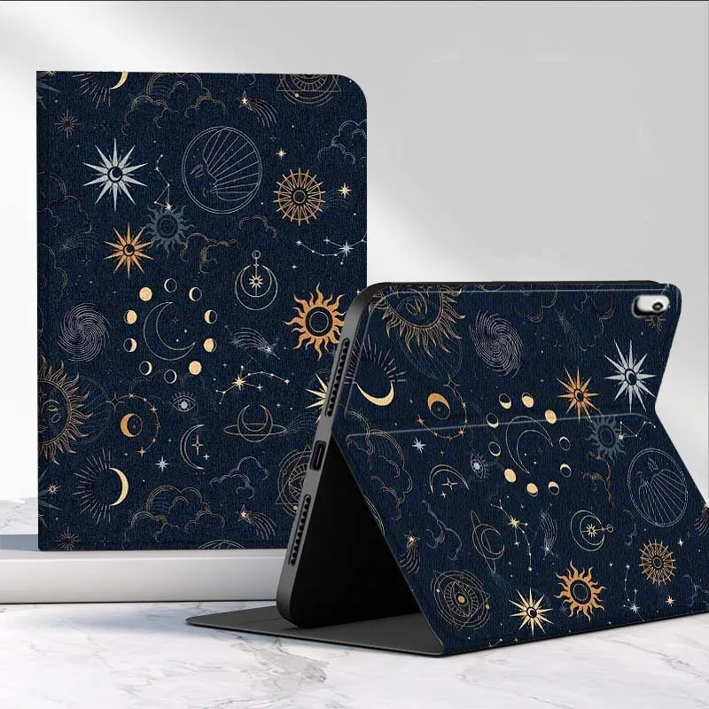 Diseño Luna patrón creativo cubierta para iPad Pro Air 2 3 4 5 6th 7th 11th Gen 10,2 9,7 11 10,5 10,9 12,9 13 pulgadas funda para tableta - imagen 2