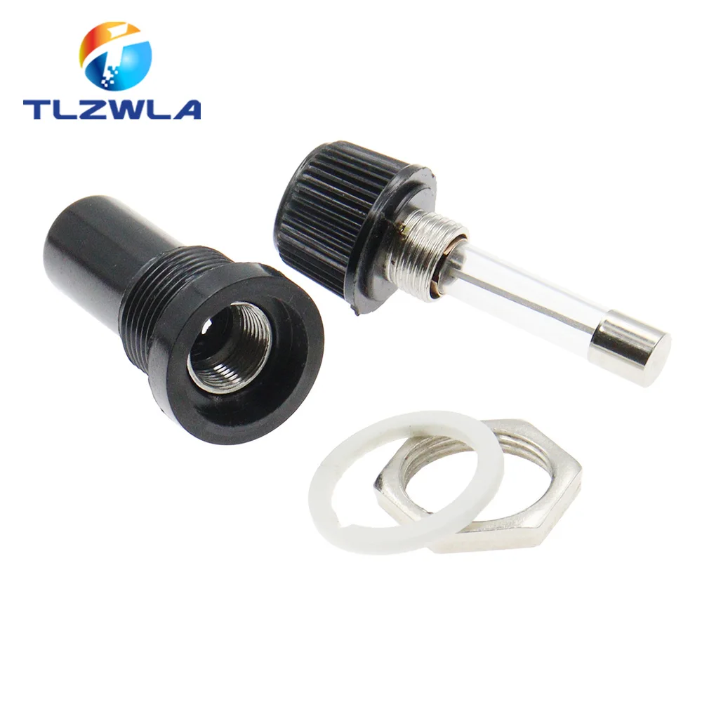 Portafusibles de 5 piezas/13, 5x20mm, 6x30mm, 10A, 125V/250V, montaje en Panel, resistente a altas temperaturas, cajas de fusibles de 5x20mm - imagen 5