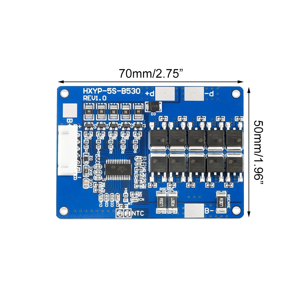 5s BMS 18650 placa de protección de baterías de iones de litio módulo de placa de carga 21v circuito de protección de corriente de equilibrio - imagen 4