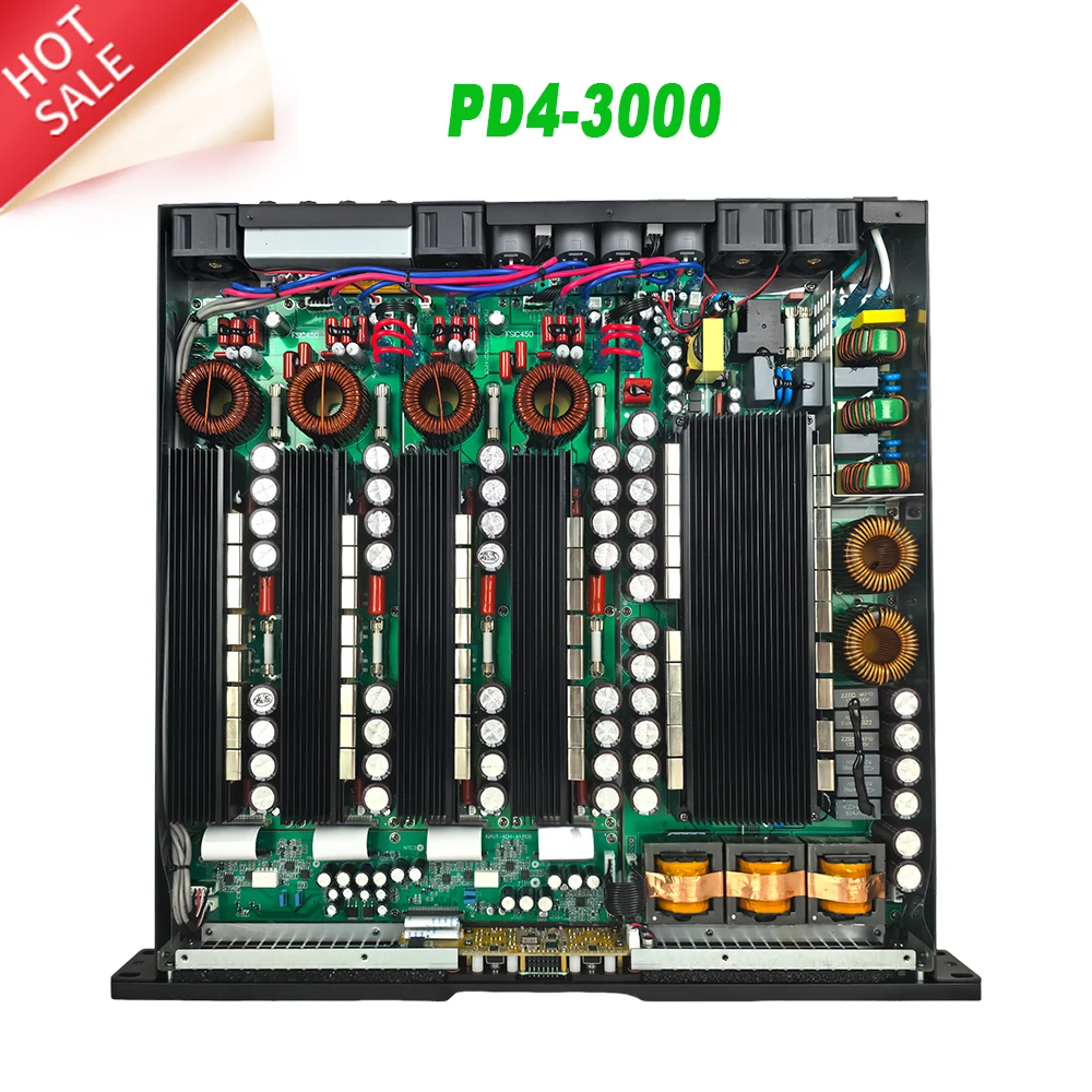 Amplificador Paulkitson Pd Series Clase D amplificador de potencia de 2/4 canales estable 2Ω funciona para altavoces Line Array subwoofers Dj 4x7800w - imagen 5