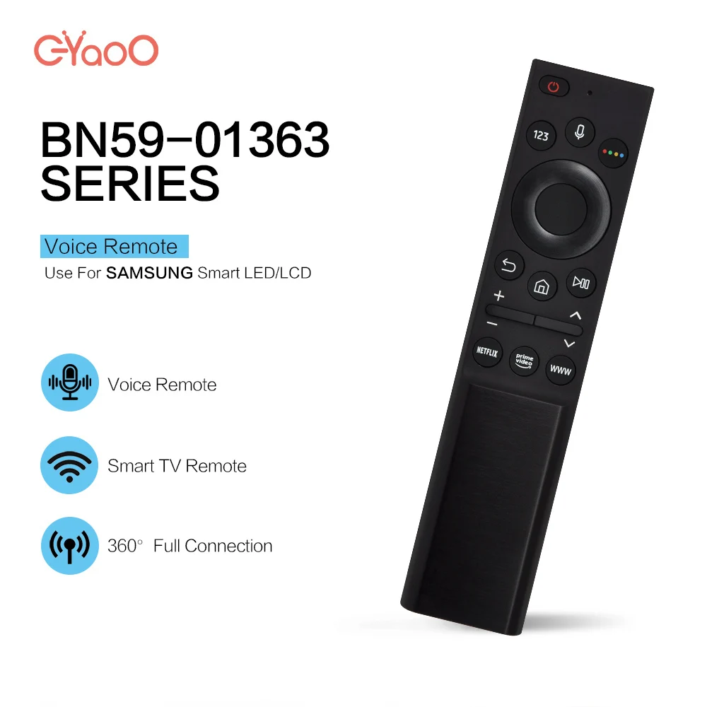BN59-01363C Control remoto por voz para Samsung BN59-01363 Smart TV Compatible con BN59-01263A Control remoto Compatible serie QLED - imagen 2