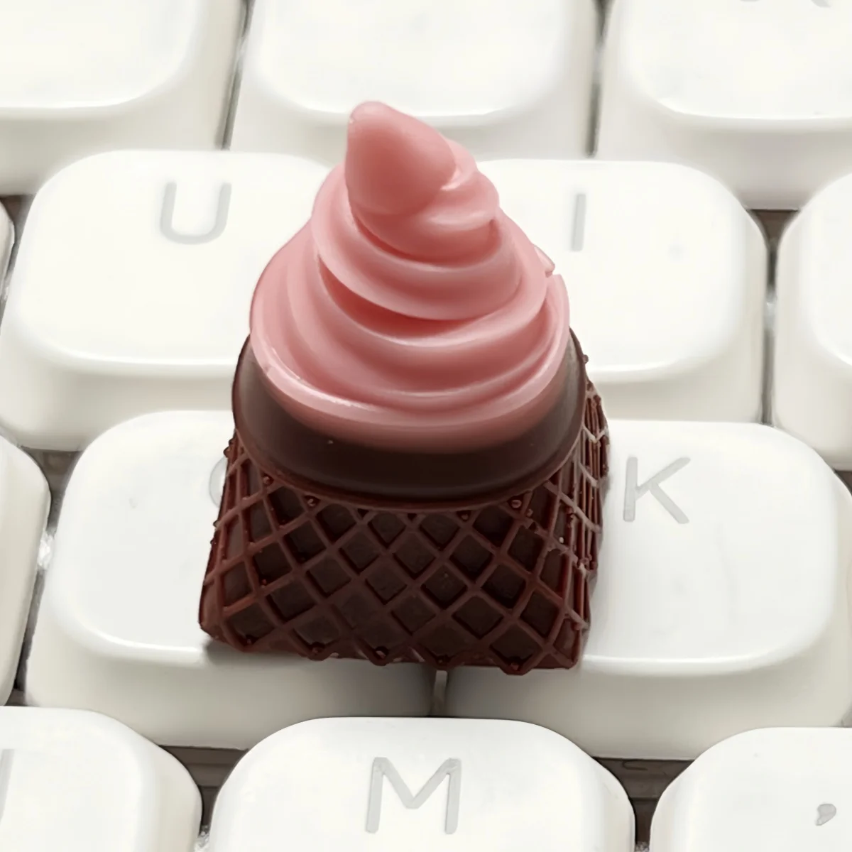 Teclas de helado 3D, teclas Kawaii ESC, teclas de teclado mecánico de eje transversal, accesorios de juego de oficina, regalo para Amiga - imagen 5