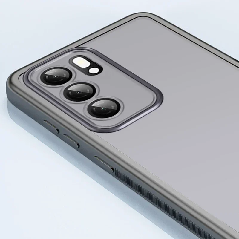 Funda de teléfono con película de lente acrílica de lujo para OPPO Reno6 Reno 6 Pro, Fundas 6Pro 5G, silicona suave, borde antideslizante, cubierta trasera a prueba de golpes - imagen 5