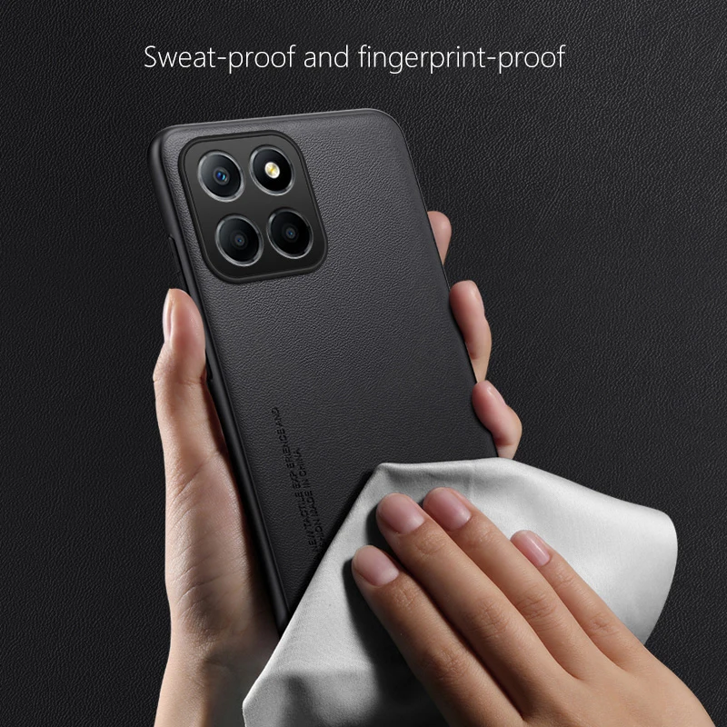 Funda de cuero para Huawei Honor X8b, funda protectora de silicona de lujo de fibra de carbono para teléfono HonorX8b LLY-LX1 LLY-LX2 LLY-LX3 Coque - imagen 5