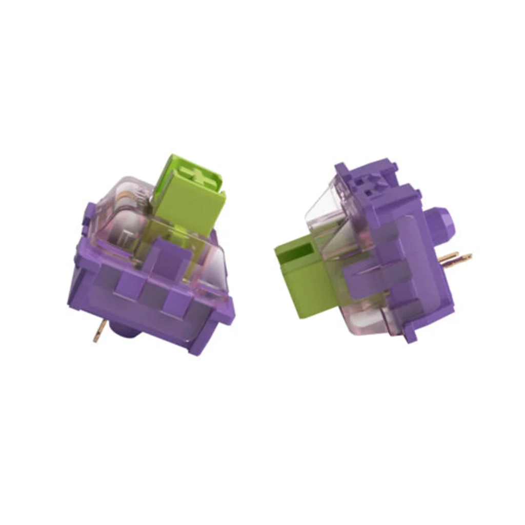 Akko CS-interruptor verde estrella de mar, 3 pines, 50gf, interruptores lineales personalizados DIY para juegos de teclado mecánico, interruptor MX, lubricación de fábrica - imagen 2