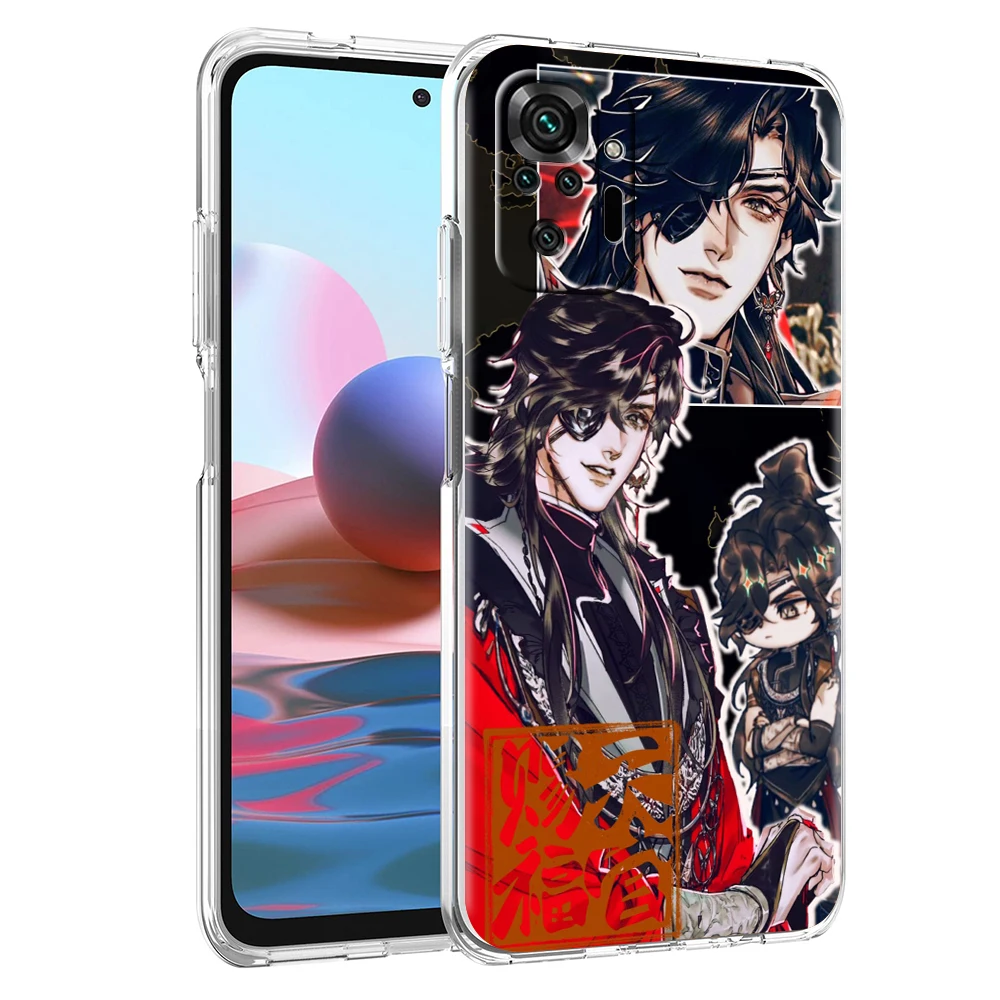 Tian Guan Ci Fu funda de teléfono para Xiaomi Redmi Note 12 4G 11 10 Pro 5G 10C 10S 9S 9 9T 8T 9C 9A 8 8A 7 K50 K40 funda transparente para juegos - imagen 2
