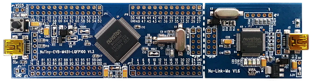 Nuvoton nueva arquitectura tang M SCM NuTiny-SDK-M451 placa de desarrollo - imagen 2