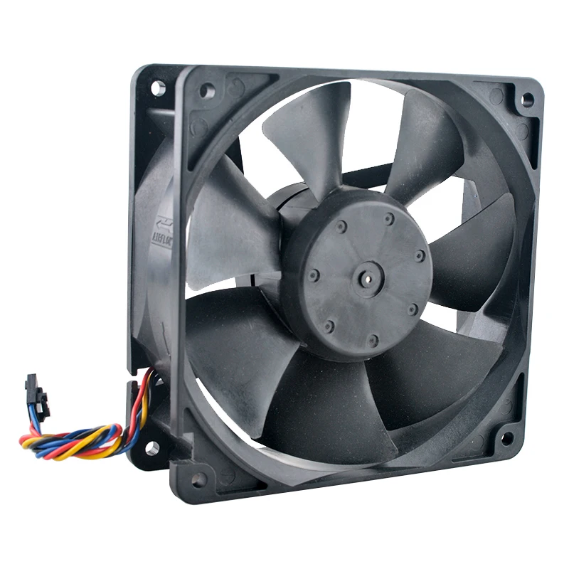 4715KL-04W-B86 12cm 120mm ventilador 120x120x38mm DC12V 2.50A 4 pines ventilador de flujo axial de alta velocidad ventilador de refrigeración para chasis de servidor - imagen 4