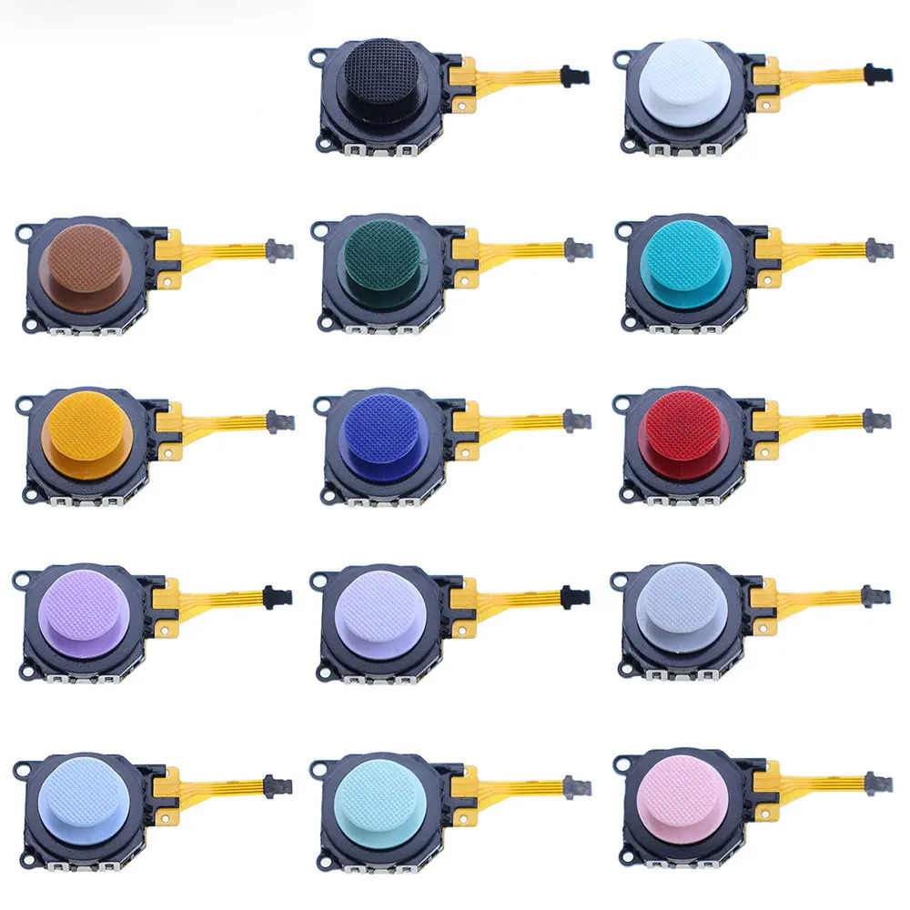 JCD para consola de juegos PSP3000, Joystick analógico 3D + tapas de palanca de pulgar, accesorios de repuesto de botón - imagen 5