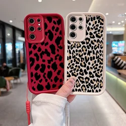 Funda Leopardo OPPO A5-A98 con Correa Mano – Protección