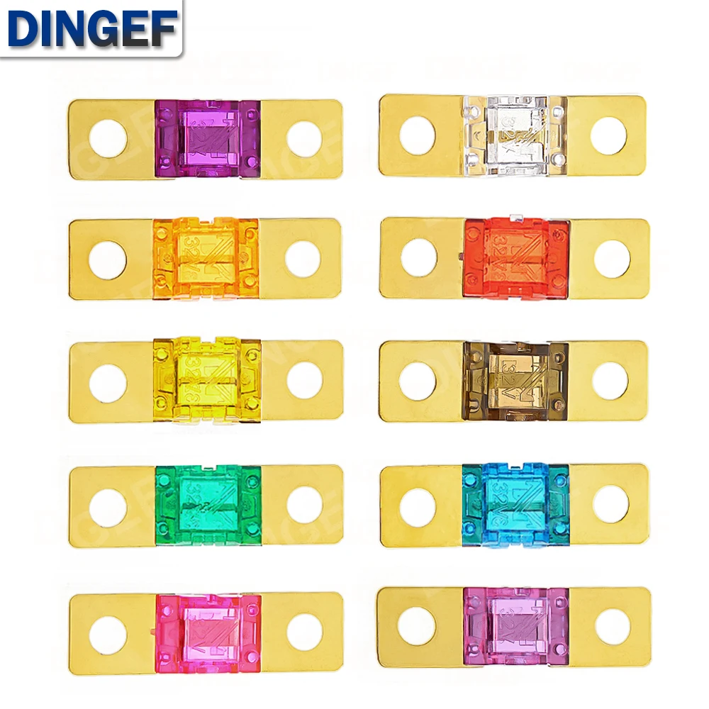 1 Juego de fusibles automáticos tipo placa plana 32V tipo horquilla perno batería fusible soporte de modificación de coche 30A-100A caja de fusibles - imagen 5