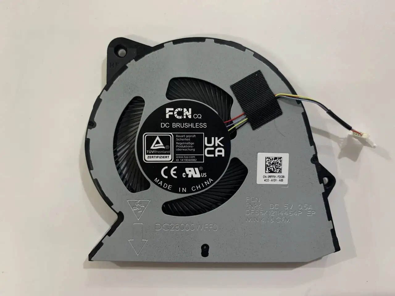 Ventilador de refrigeración de CPU para portátil Dell Latitude 3410 3510 E3510 7405 5406 5400 5505 0CHNHW - imagen 4