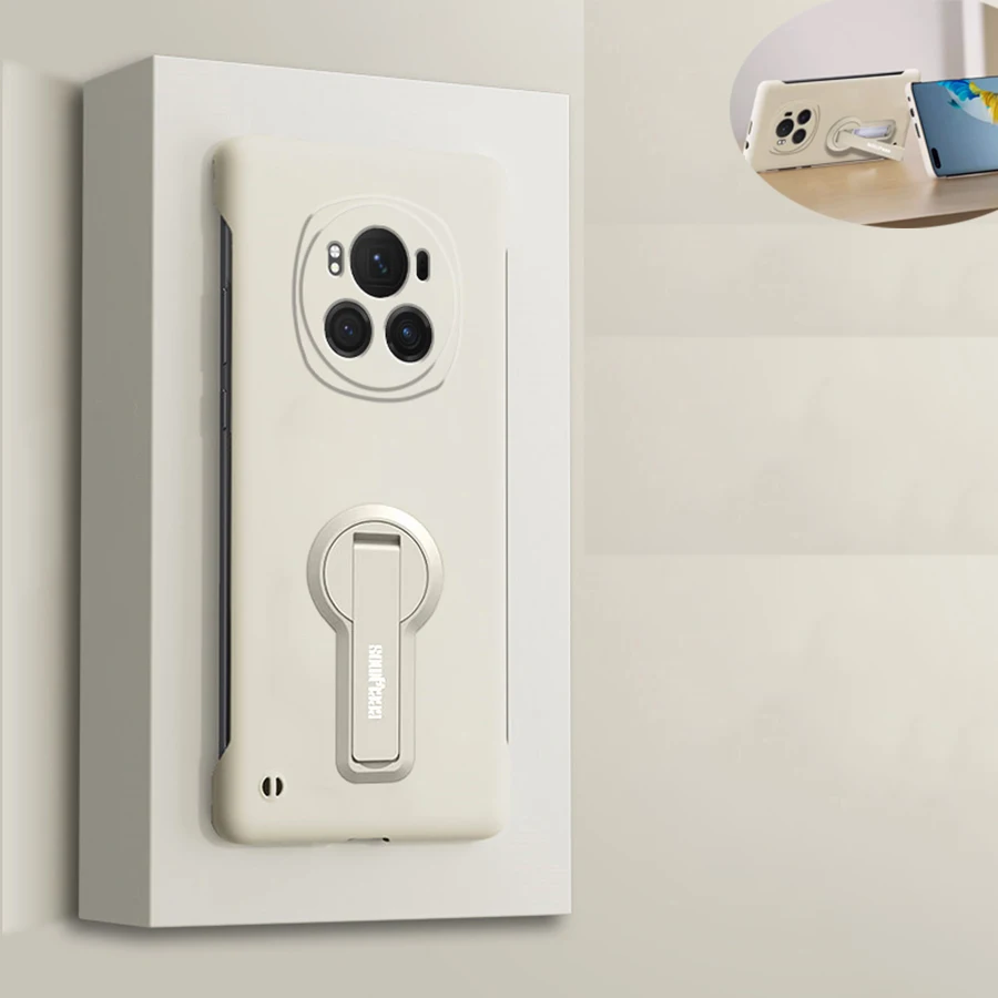 Funda de teléfono sin marco para Huawei Honor Magic 6 5 4 3 Pro Magic6, funda fina y dura, soporte con película protectora de pantalla