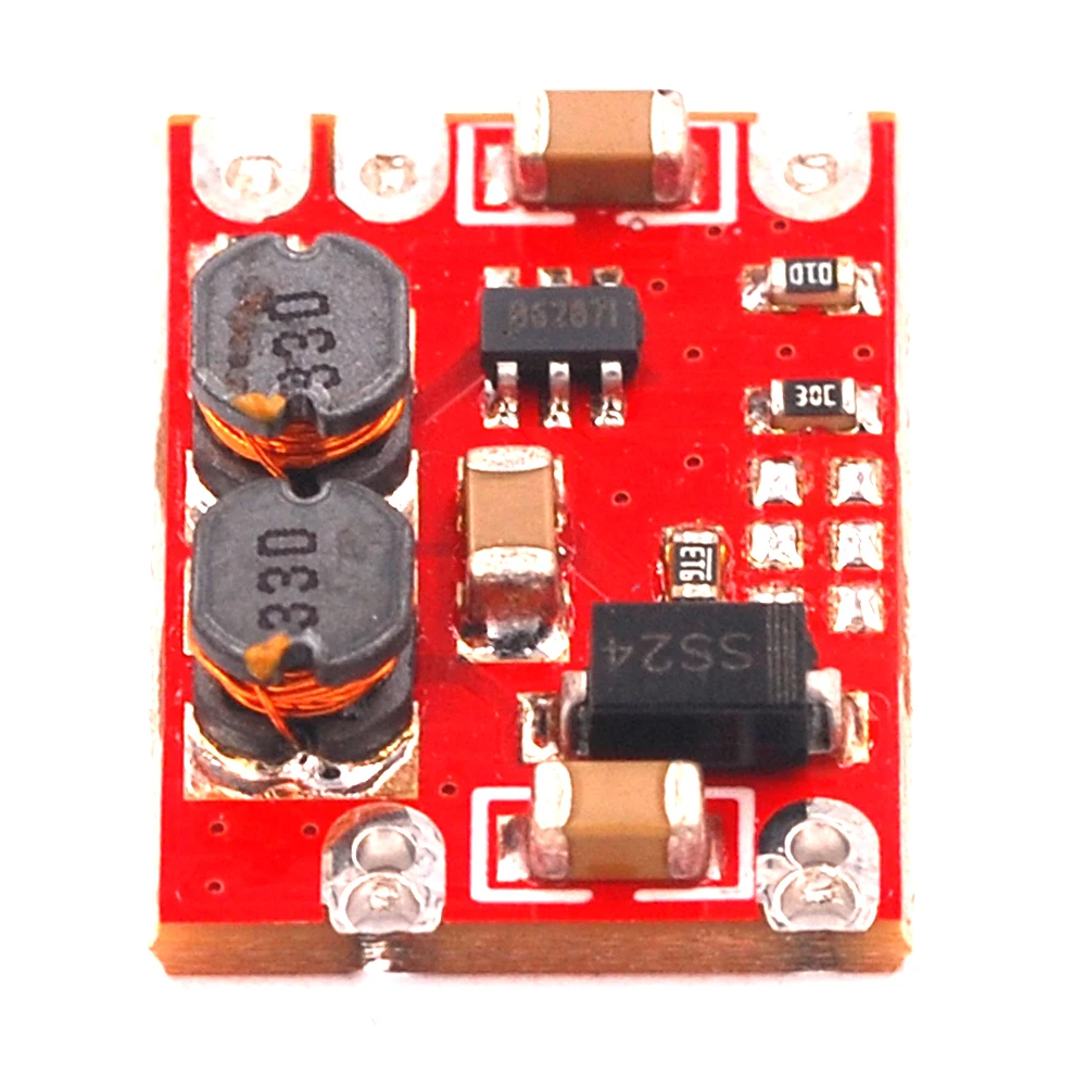 Módulo de potencia Buck Boost automático DC-DC, 3V-15V a 5V, 2,5 V-15V a 3,3 V, placa de aumento y bajada, PCB electrónico DIY - imagen 3