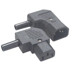 Conector C13 hembra 90° IEC 320 para alimentación