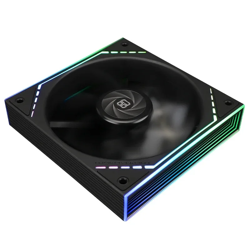 Thermalright-ventilador de refrigeración de chasis de TL-M12, 12cm, argb, Marco ilimitado, ventilador de refrigeración PWM halo colorido - imagen 5