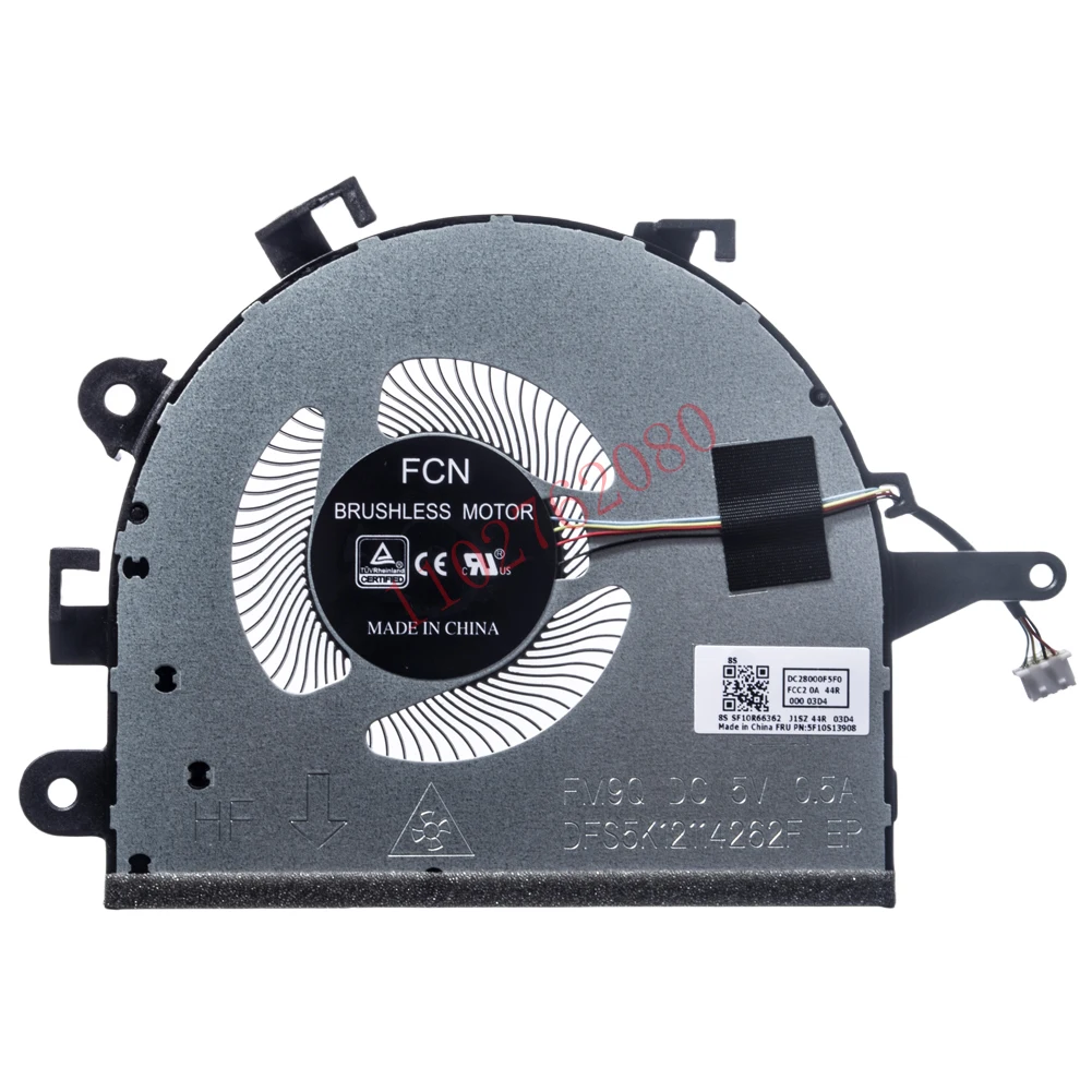 Ventilador de refrigeración para portátil Lenovo ideapad 3-17IML05 3-17ARE05 V17-IIL FM9Q 81WC Series 5F10S13908