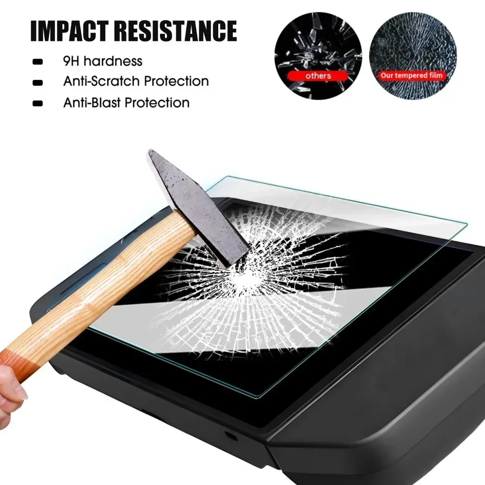 Protector de pantalla para Lenovo Legion Go S, dureza de películas de vidrio templado, protector a prueba de arañazos, consola de juegos Full HD GoS, 1/2/3 piezas - imagen 2