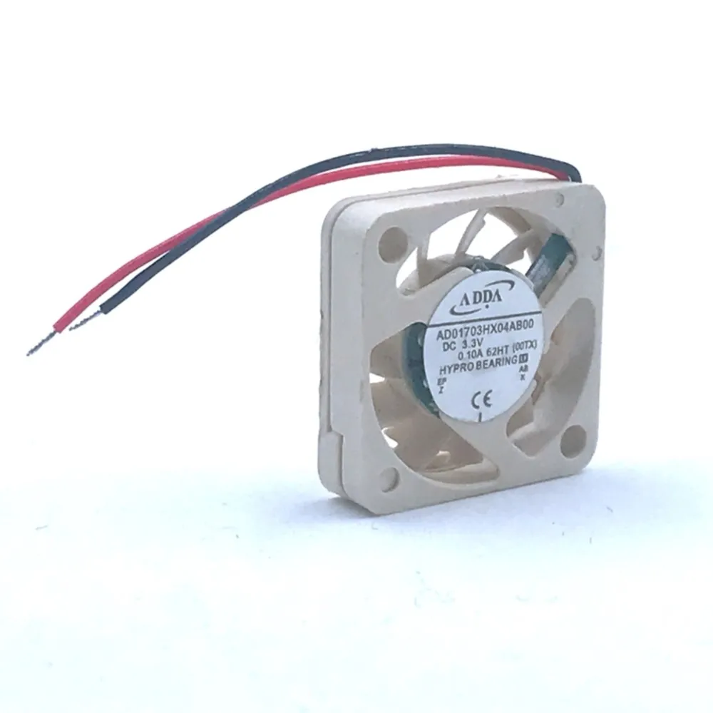 2 uds mini ventilador nuevo para ADDA AD01703HX04AB00 1704 17x17x4mm 3,3 V 0.10A Micro dispositivo UAV