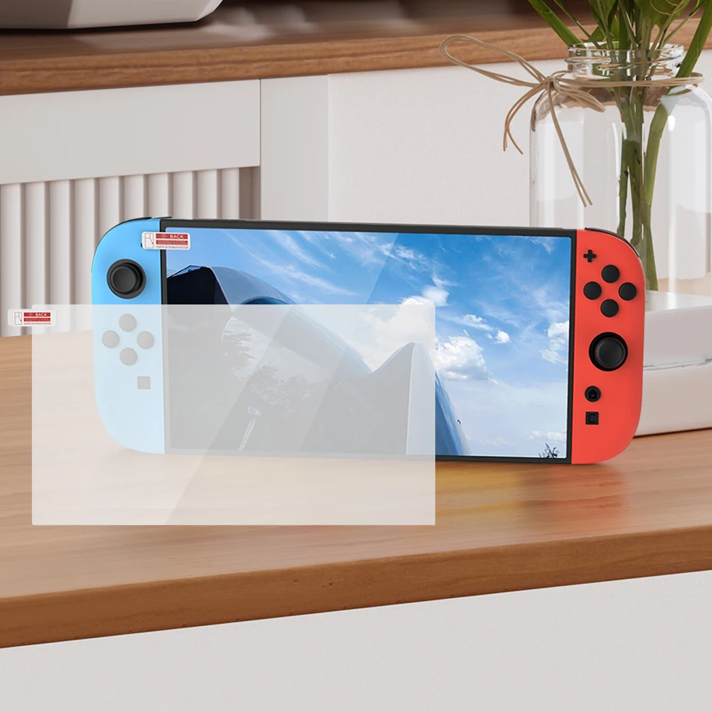 2 uds película de vidrio templado película protectora de vidrio templado antiarañazos Ultra transparente para Nintendo para Switch 2 accesorios de juego