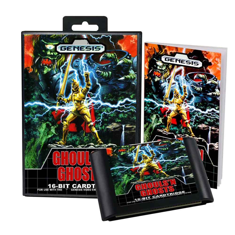 Cartucho de juego Retro Ghouls 'N Ghosts de 16 bits para consolas de videojuegos Sega Genesis Megadrive - imagen 3