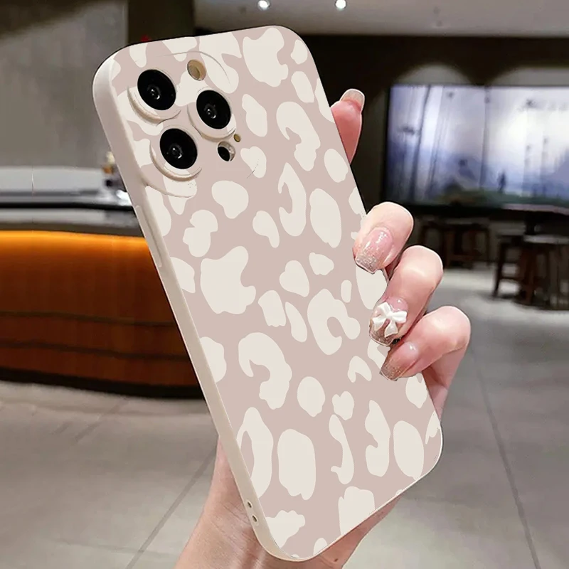 Funda Simple de leopardo de Color sólido para Xiaomi Redmi Note 13 12 Pro Plus 5G 13 12S 11S 11 10S 10 Redmi 12 13C 4G Turbo 3 funda suave - imagen 5