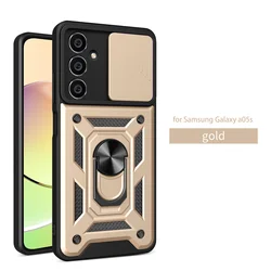 Fundas Samsung Galaxy A05s con Anillo Soporte y Protección Lente