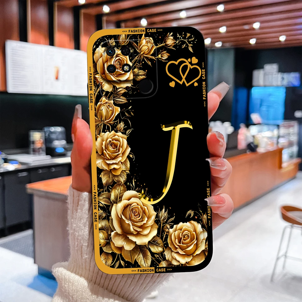 Para Redmi 10C 10X 10A 10 funda de teléfono con letras bonitas funda trasera de silicona líquida suave a prueba de golpes para Redmi10C 10X10 A Shell - imagen 5