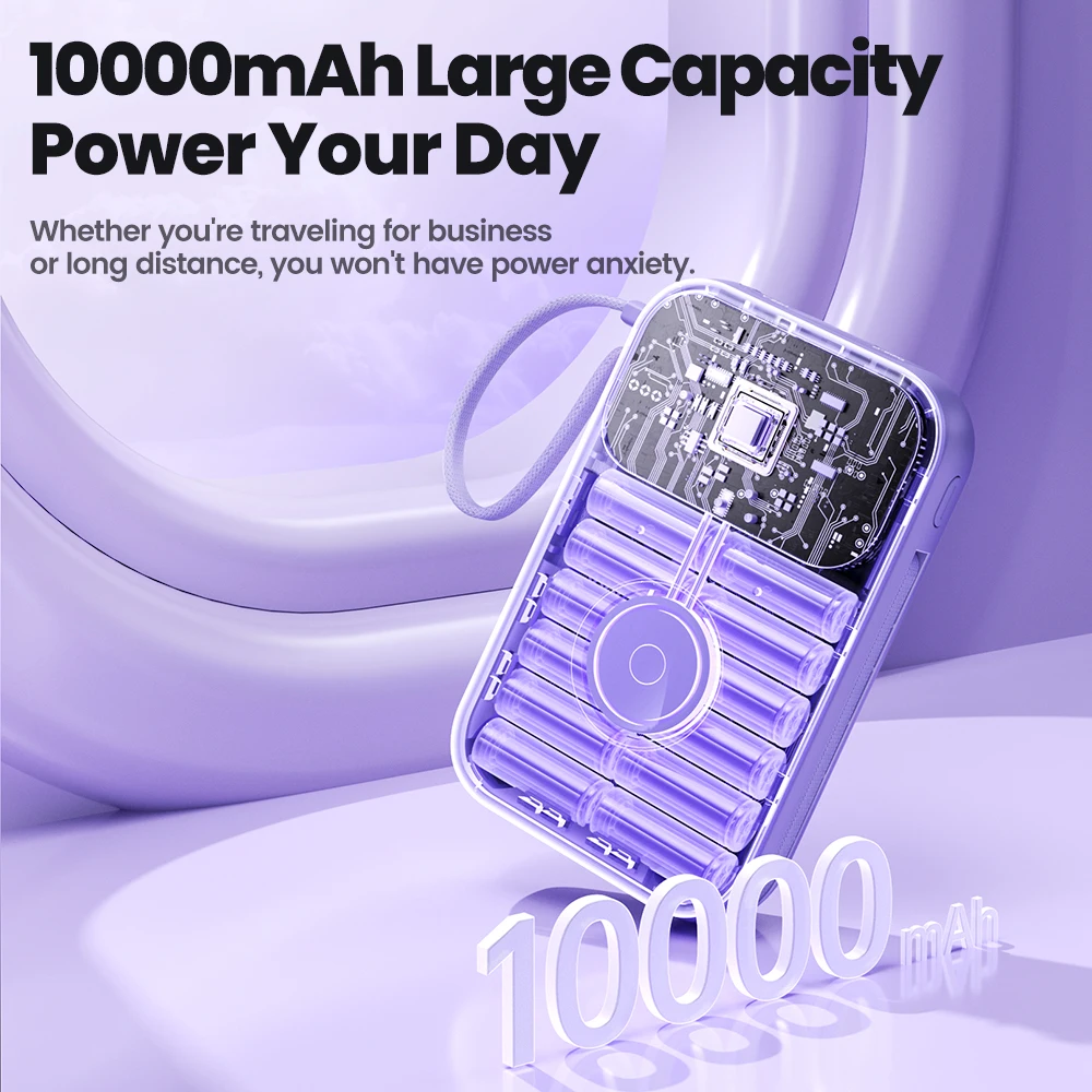 Toocki PowerBank 10000mAh portátil PD 22,5 W banco de energía de carga rápida para iPhone 16 15 14 13 12 Apple Watch batería externa móvil - imagen 5