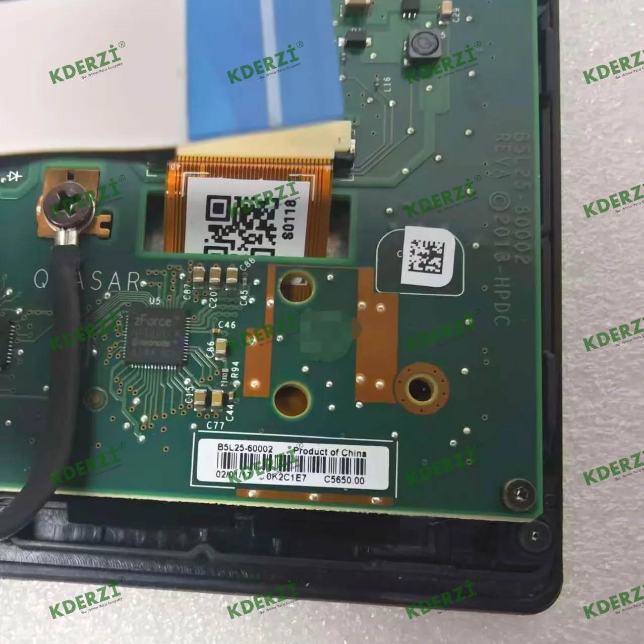 B5L25-60002 Original nuevo Panel de Control táctil para HP M605 M606 M605X M606X pantalla de visualización E6B67-67914 nueva cubierta de Panel - imagen 3