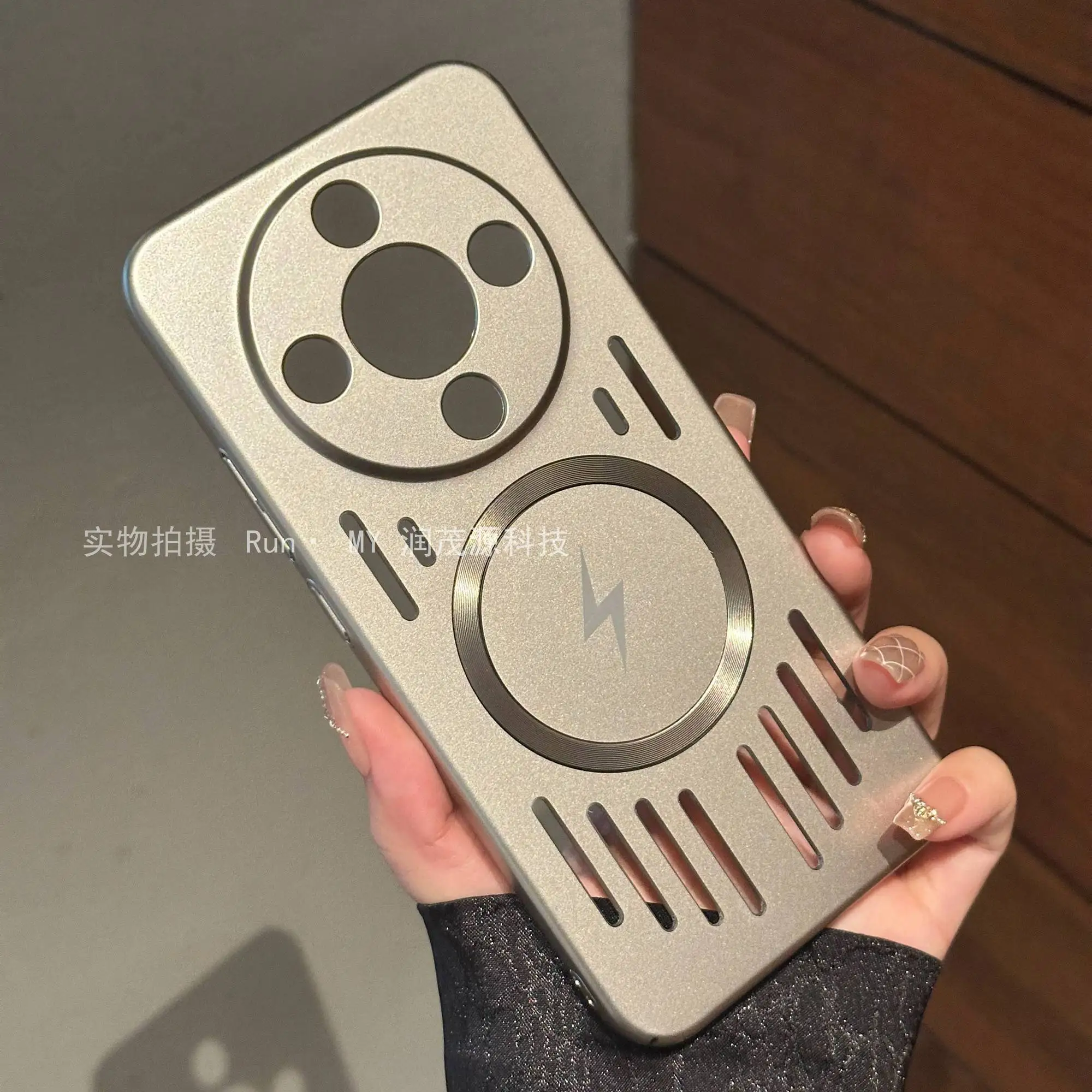 Para Honor X9D funda lujosa diseño trasero magnético para disipación de calor para Honor X70 parachoques resistente a caídas y a impactos