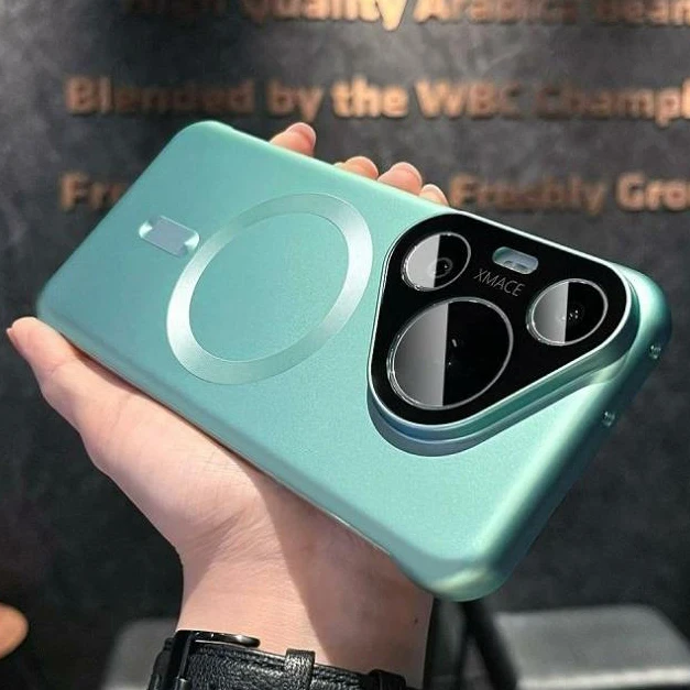 Carcasa ultrafina mate sin marco, carcasa Magsafe para Huawei Pura 70 Pro Ultra P70 Mate60, cubierta magnética de PC de refrigeración a prueba de golpes - imagen 5