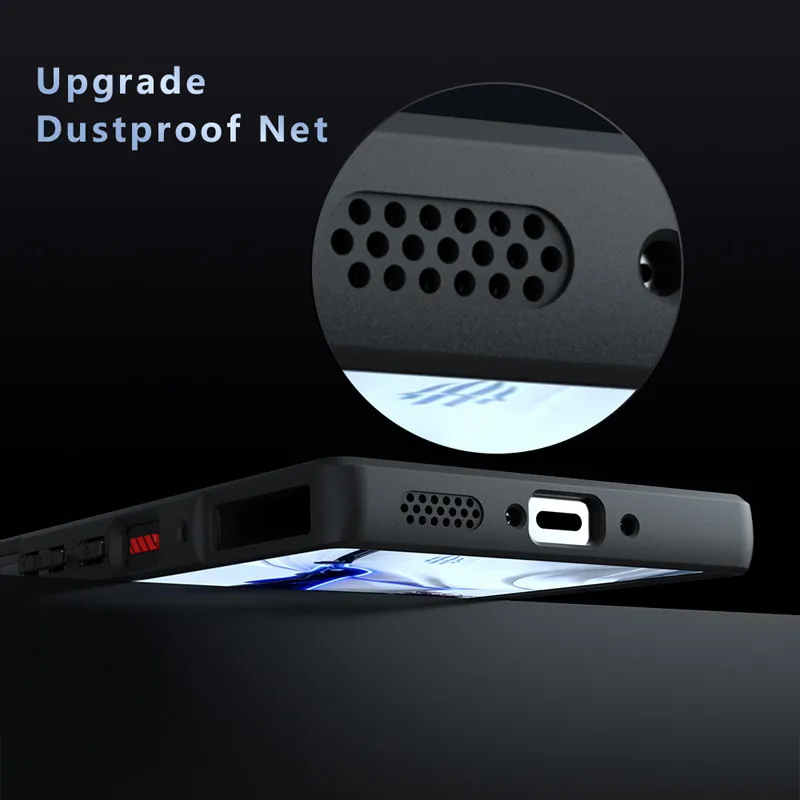 Para ZTE Nubia Red Magic11 Pro, 11 Pro Plus funda ELVEV Anti-caída Airbag TPU PC dura mate sensación de piel cubierta de teléfono - imagen 4