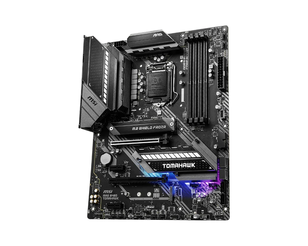 Placa base MSI B460 MAG B460 TOMAHAWK placa base LGA 1200 B460 compatible con cpu 10700F 10400F 10100F DDR4 128GB M.2 Micro ATX - imagen 4