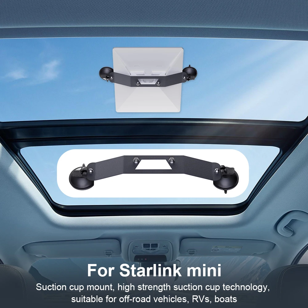 Para Starlink Mini Kit de montaje de ventosa montaje de techo solar para Starlink Mini antena de plato para accesorios de montaje de techo de ventana de coche - imagen 5