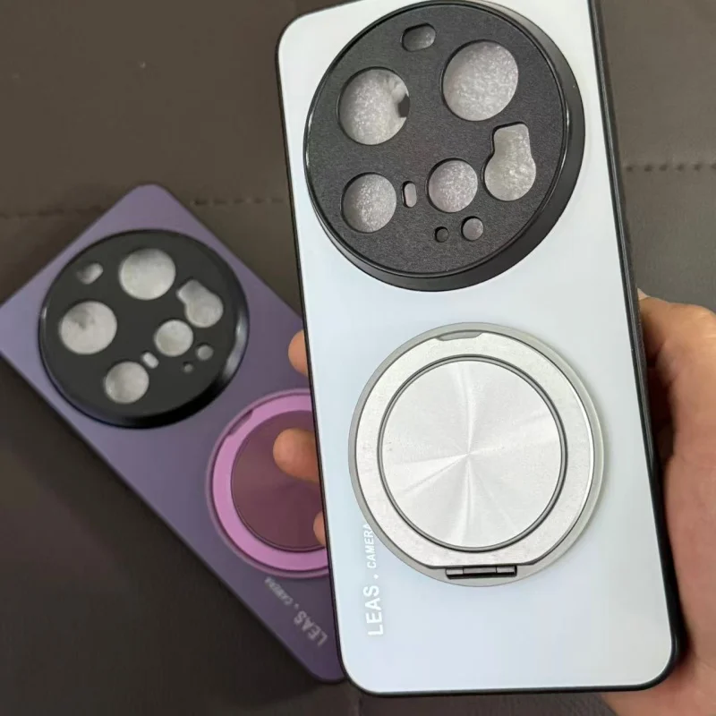 Para Xiaomi 15 Ultra Funda de lujo con rotación mate soporte magnético PC cubierta anticaída para Xiaomi 15 Ultra Mi15 Funda de parachoques - imagen 5