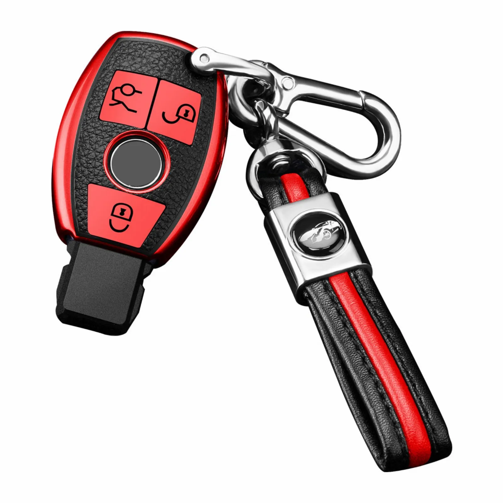 1 unidad de funda para mando a distancia de coche de TPU a la moda para Mercedes Benz A B C E S R CL CLA GL W176 W246 W463 X166, accesorios para automóviles