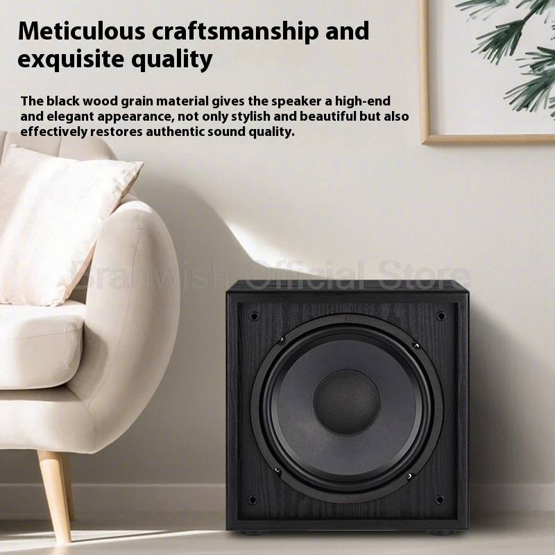 Altavoz Subwoofer activo de 200W y 10 pulgadas, altavoz HiFi Fever Home, Audio de cine en casa de alta potencia, súper subwoofer, caja de Audio de alta fidelidad - imagen 5