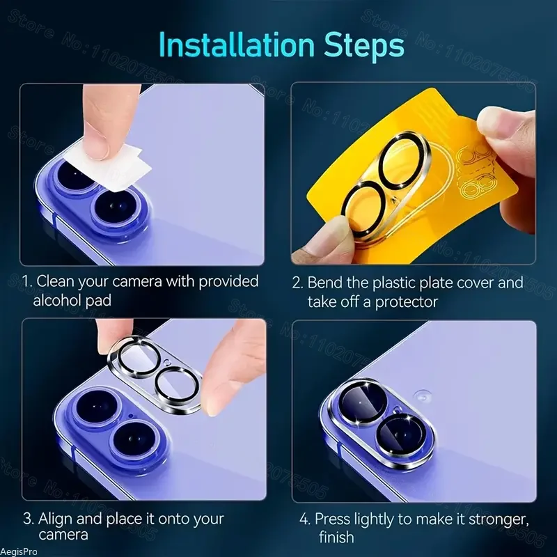 2 uds vidrio templado de privacidad para iPhone 17 Air 16 Pro Max 15 14 13 12 11 película protectora de lente de cámara antihuellas e rotura