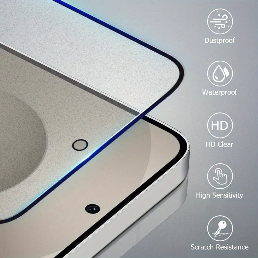 4 Uds vidrio templado Ultra transparente para Samsung Galaxy A56 A55 A36 A26 A25 A16 A13 Protector de pantalla para Samsung A15 A23 A35 A53 A73 - imagen 4