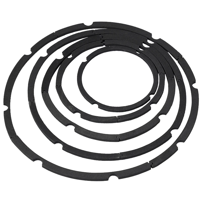 Piezas de reparación de altavoz con borde de anillo de espuma, junta de borde de prensa de bocina, reparación envolvente de altavoz - imagen 2