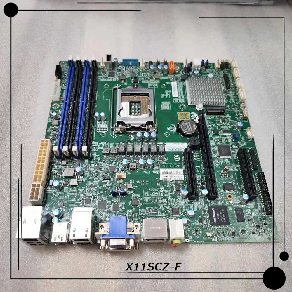 Para servidor Supermicro uATX placa base Intel C246 LGA-1151 DDR4 X11SCZ-F - imagen 2