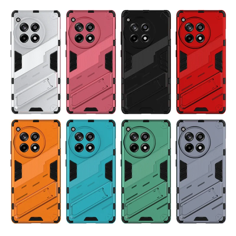 Para Oneplus 12R funda Oneplus 12R Capas nueva armadura a prueba de golpes parachoques duro soporte trasero cubierta para Oneplus 12R Fundas - imagen 3