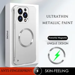 Funda iPhone 16/15 Pro Max – Carcasa Metálica Magnética