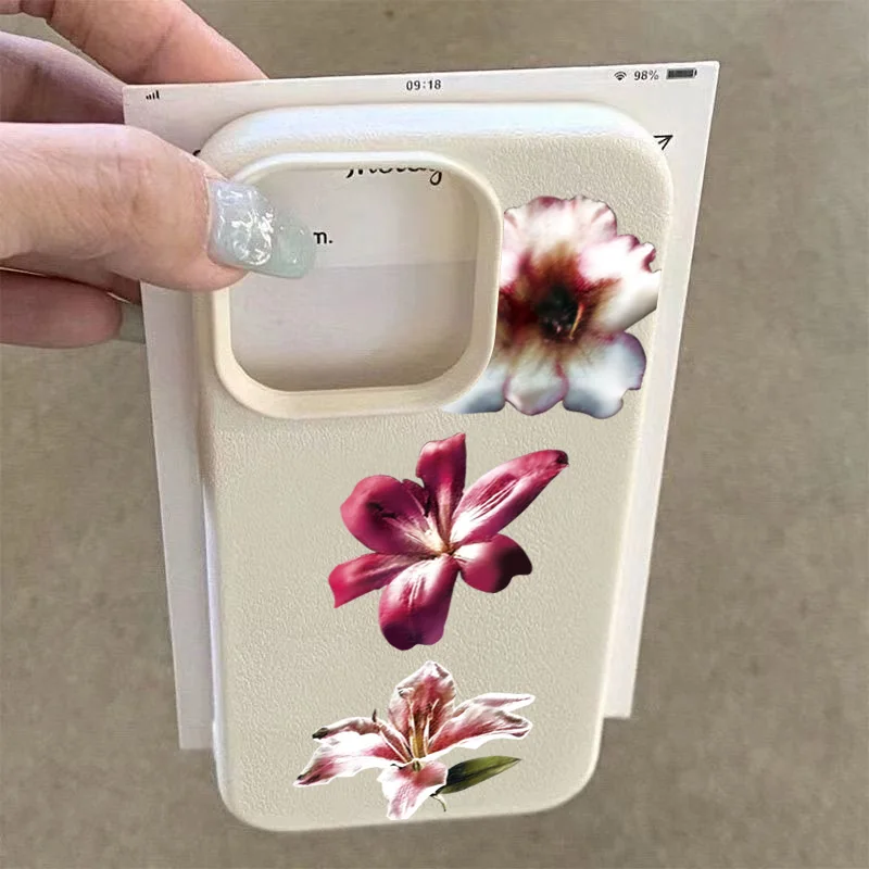 Funda de teléfono con diseño de lichi y ilustración de lirio Floral Vintage para Xiaomi Poco F7 Pro 5G F6 F5 X5 X6 X7, funda de parachoques suave a prueba de golpes - imagen 4
