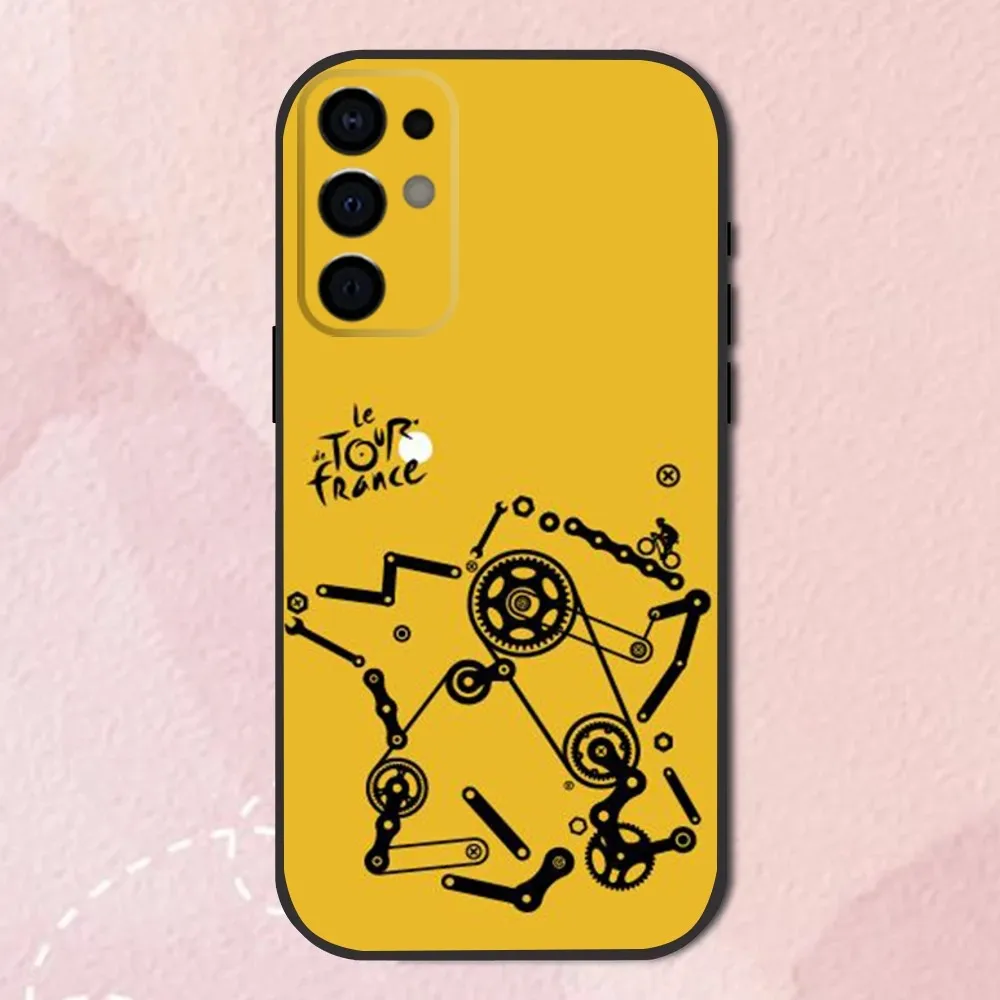 T-Tour De Francia-funda De teléfono para ejercicio De bicicleta, carcasa negra para Samsung S24,S21,S22,S23,S30,Ultra,S20,Plus,Fe,Lite,Note,10,9,5G - imagen 3