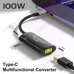 Convertidor de corriente USB-C para portátil y tablet – Carga rápida