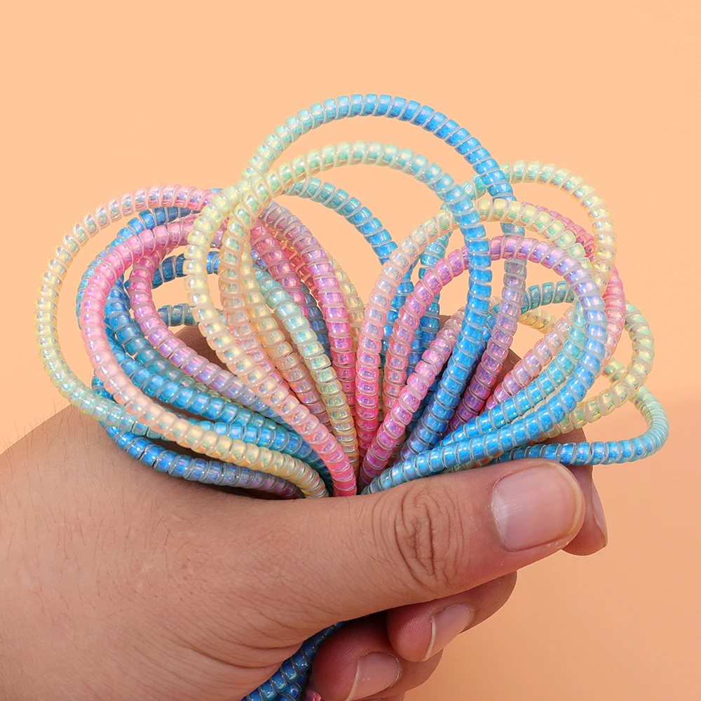 Protector universal para Cable de carga USB tipo C, cubierta protectora para Cable de datos, enrollador en espiral colorido, 1,6 M - imagen 3